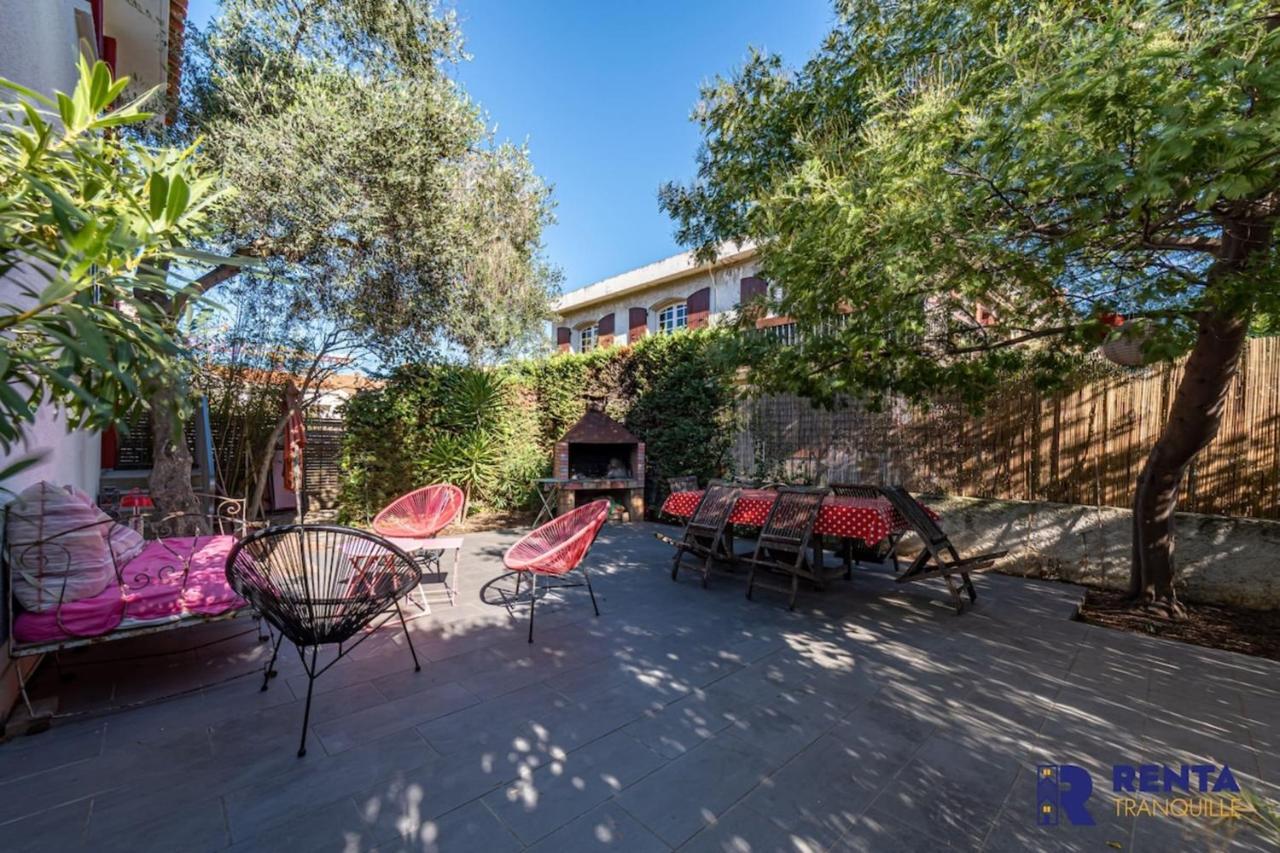 Villa Catalane I 200 M I Terrasse 20 M I Jardin Perpignan Exteriör bild